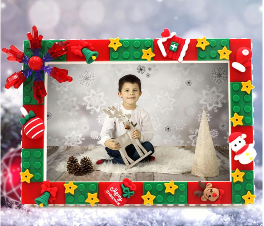 Christmas LEGO Photo Frame