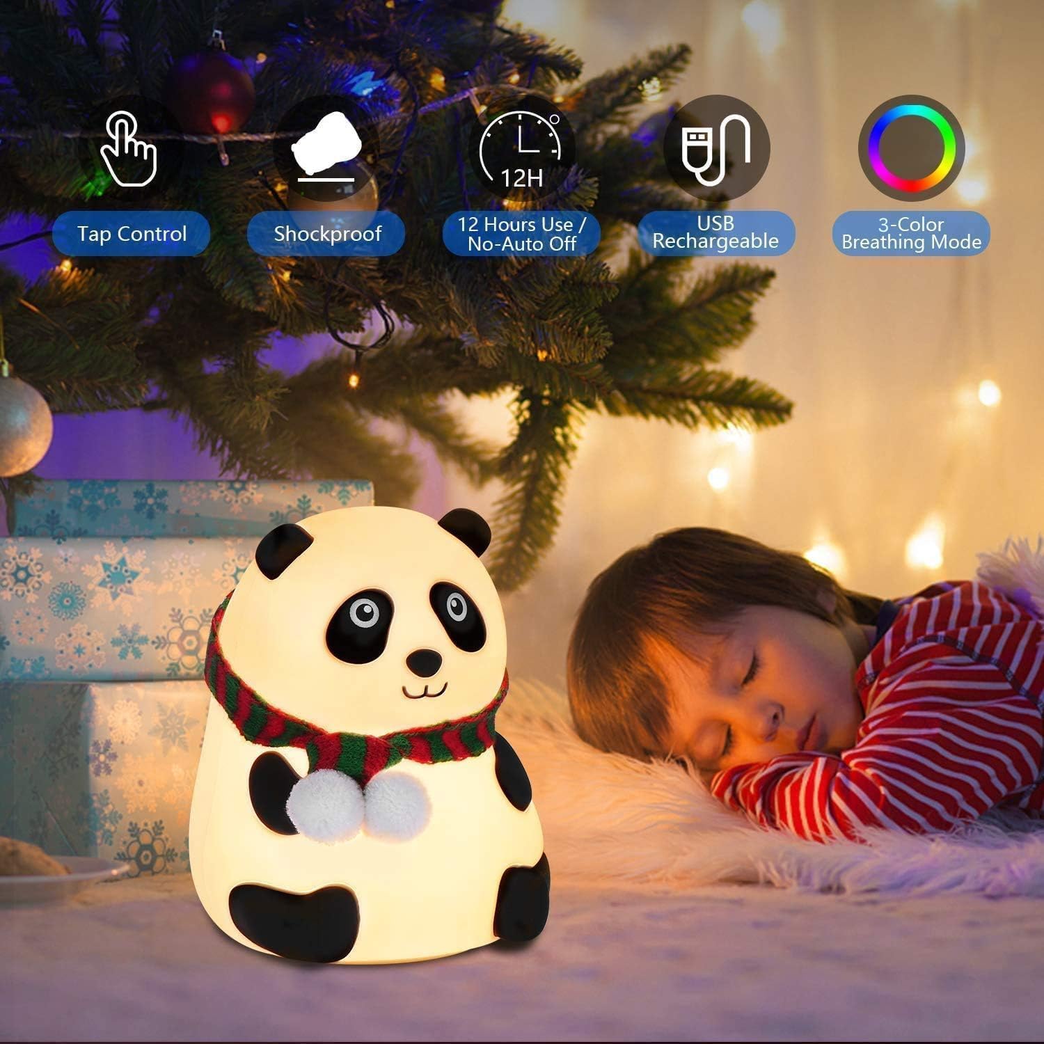Panda Night Light for Kids