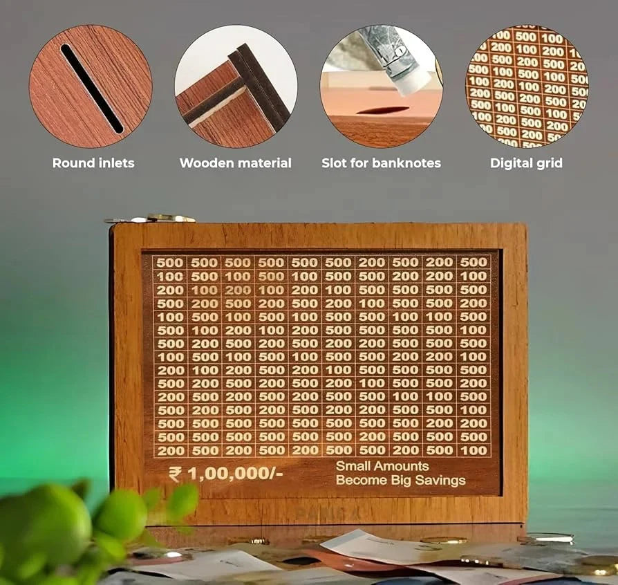 1 Lakh Saving Money Bank