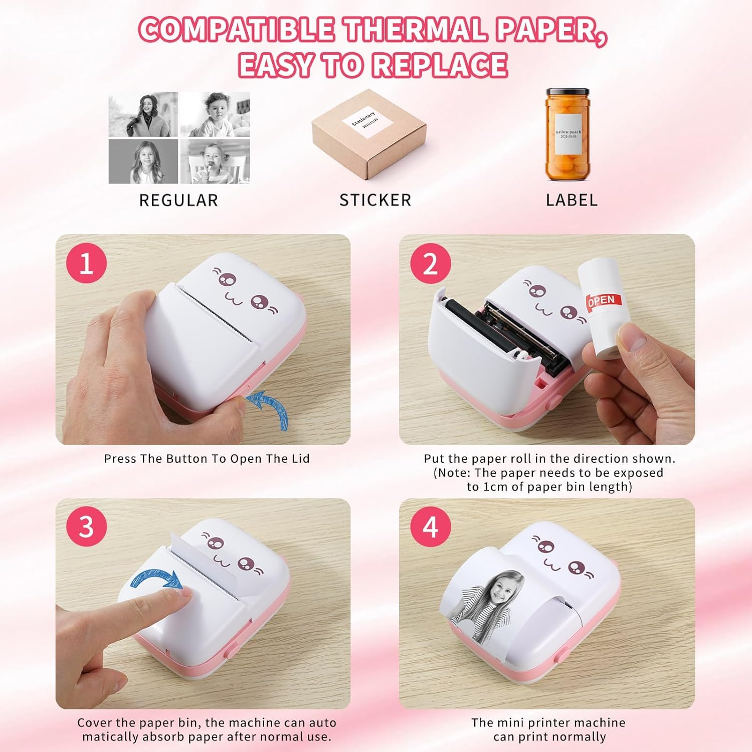 Mini Pocket Thermal Printer