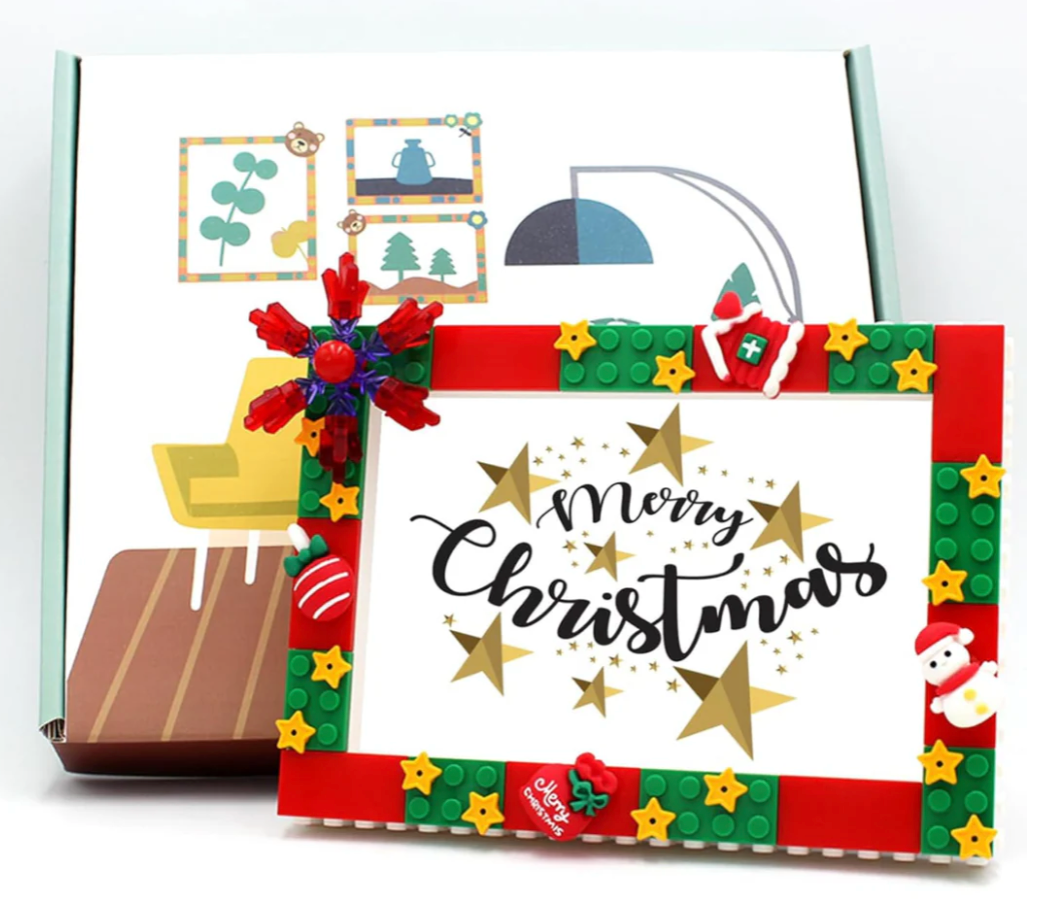 Christmas LEGO Photo Frame