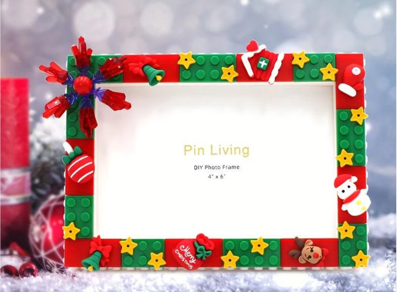 Christmas LEGO Photo Frame