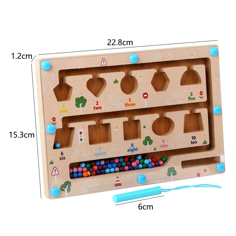 Magnetic Learning Maze Toy