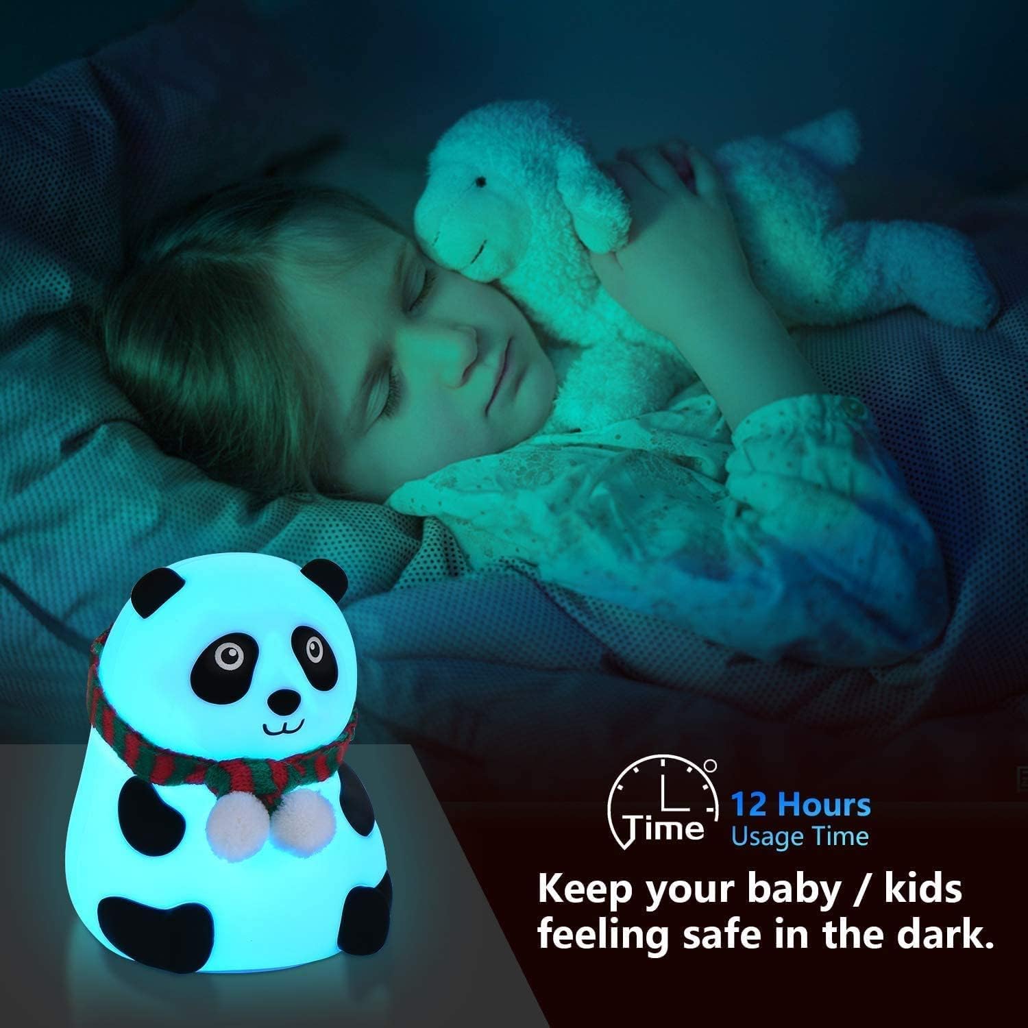 Panda Night Light for Kids