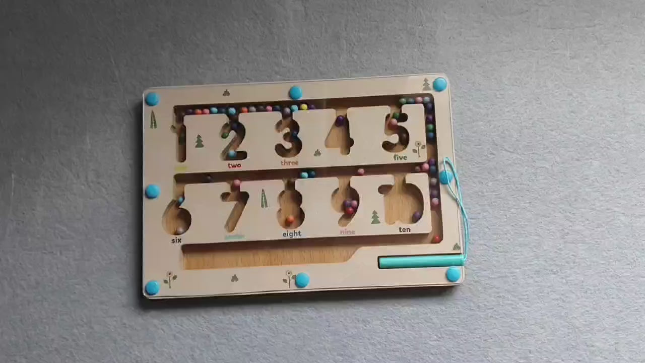 Magnetic Learning Maze Toy